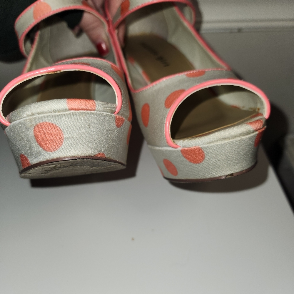 (SOLD) Madden Girl Lyons Coral Multi Heels - Picture 7 of 9